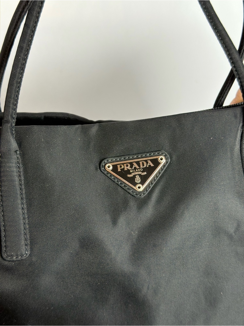 Prada Tessuto Black Nylon Tote Bag - Picture 2 of 16